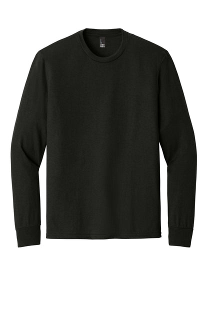 Custom Embroidered District T-Shirts  in Black