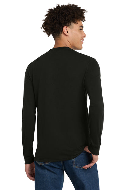 Custom Embroidered District T-Shirts  in Black