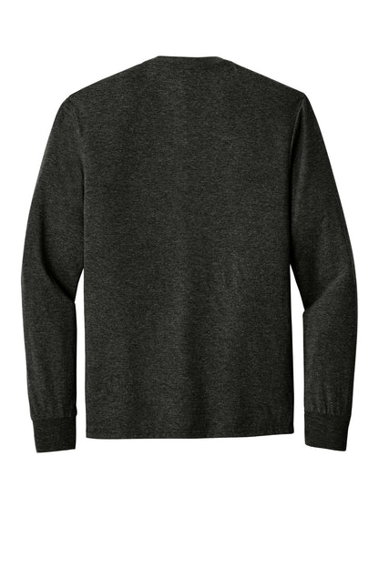 Custom Embroidered District T-Shirts  in Black Frost