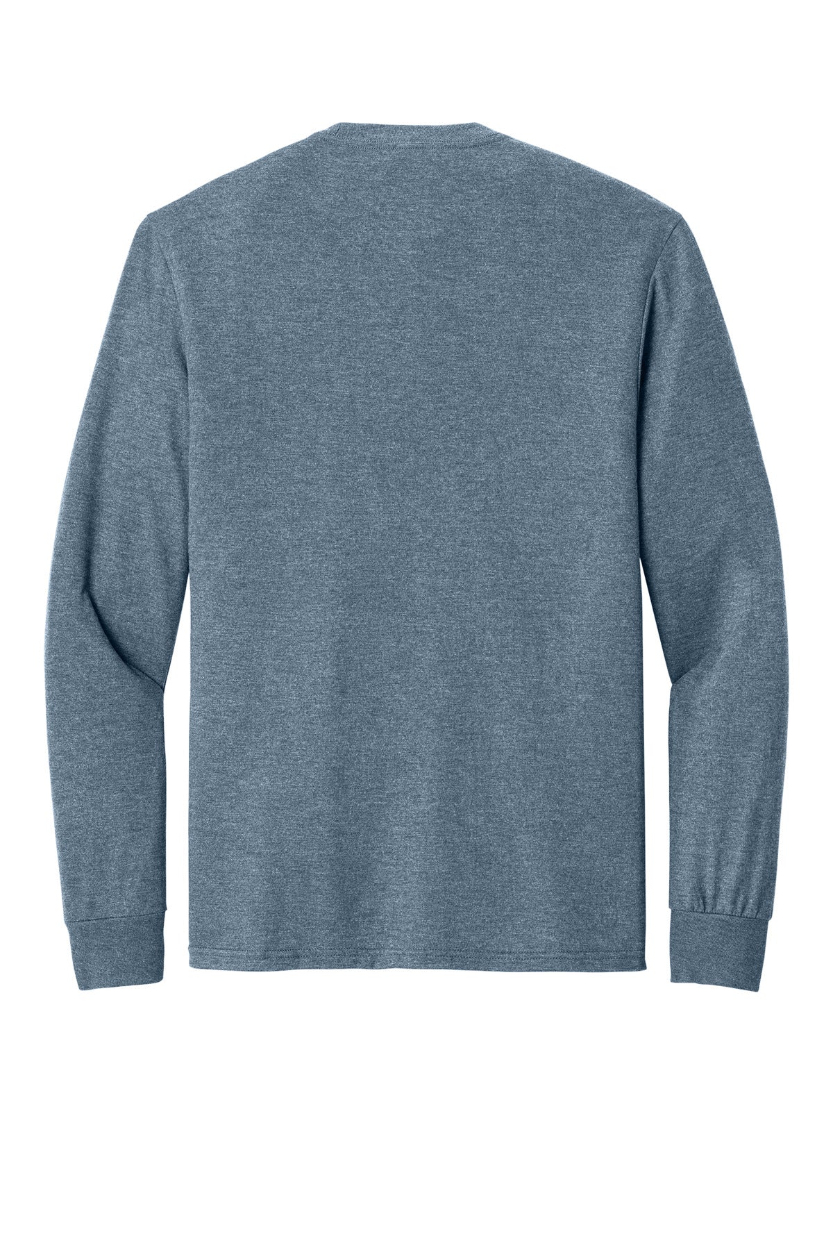 Custom Embroidered District T-Shirts  in Flint Blue Heather
