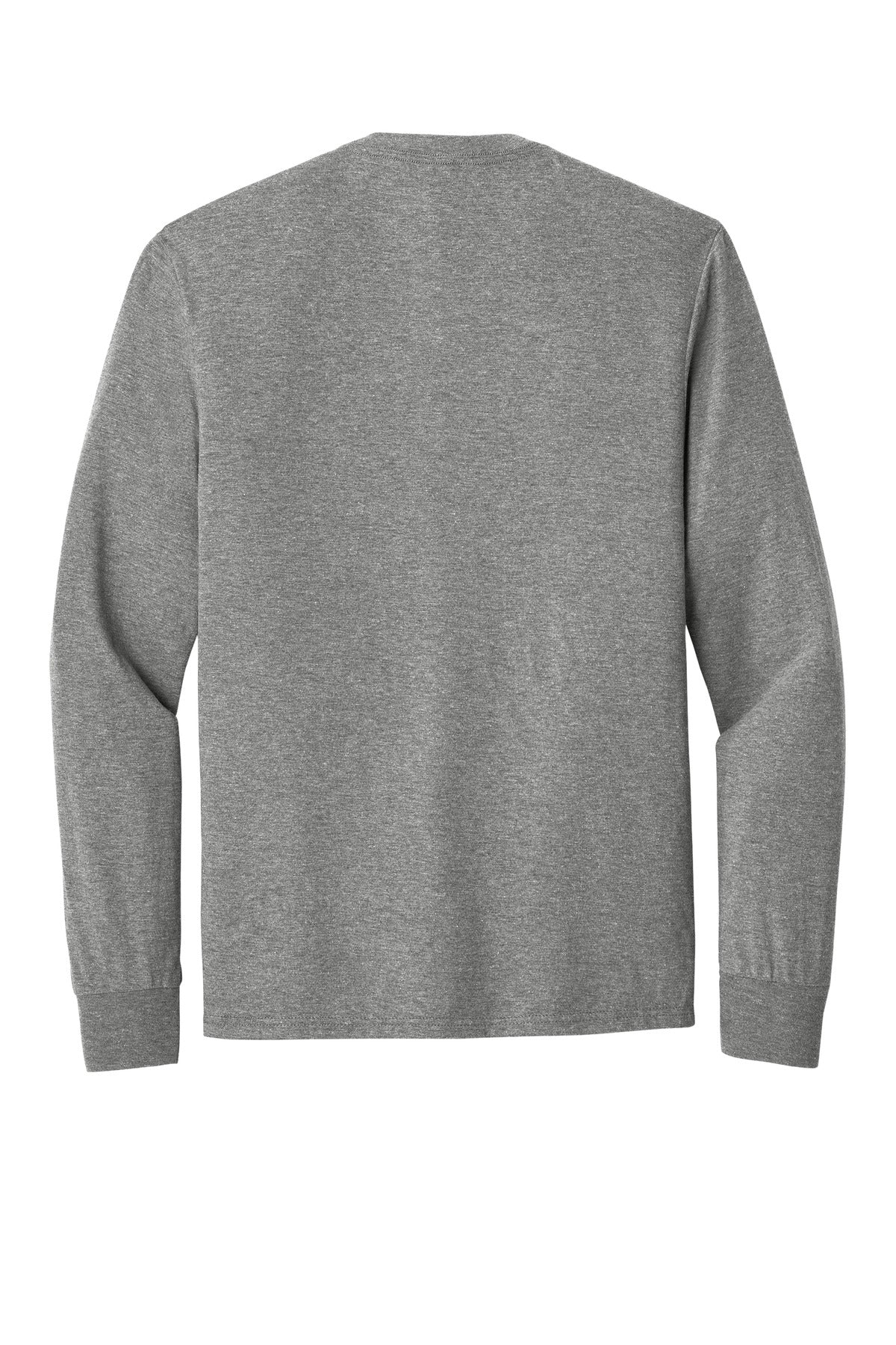 Custom Embroidered District T-Shirts  in Grey Frost