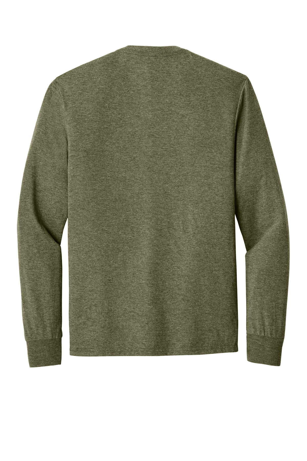 Custom Embroidered District T-Shirts  in Military Green Frost