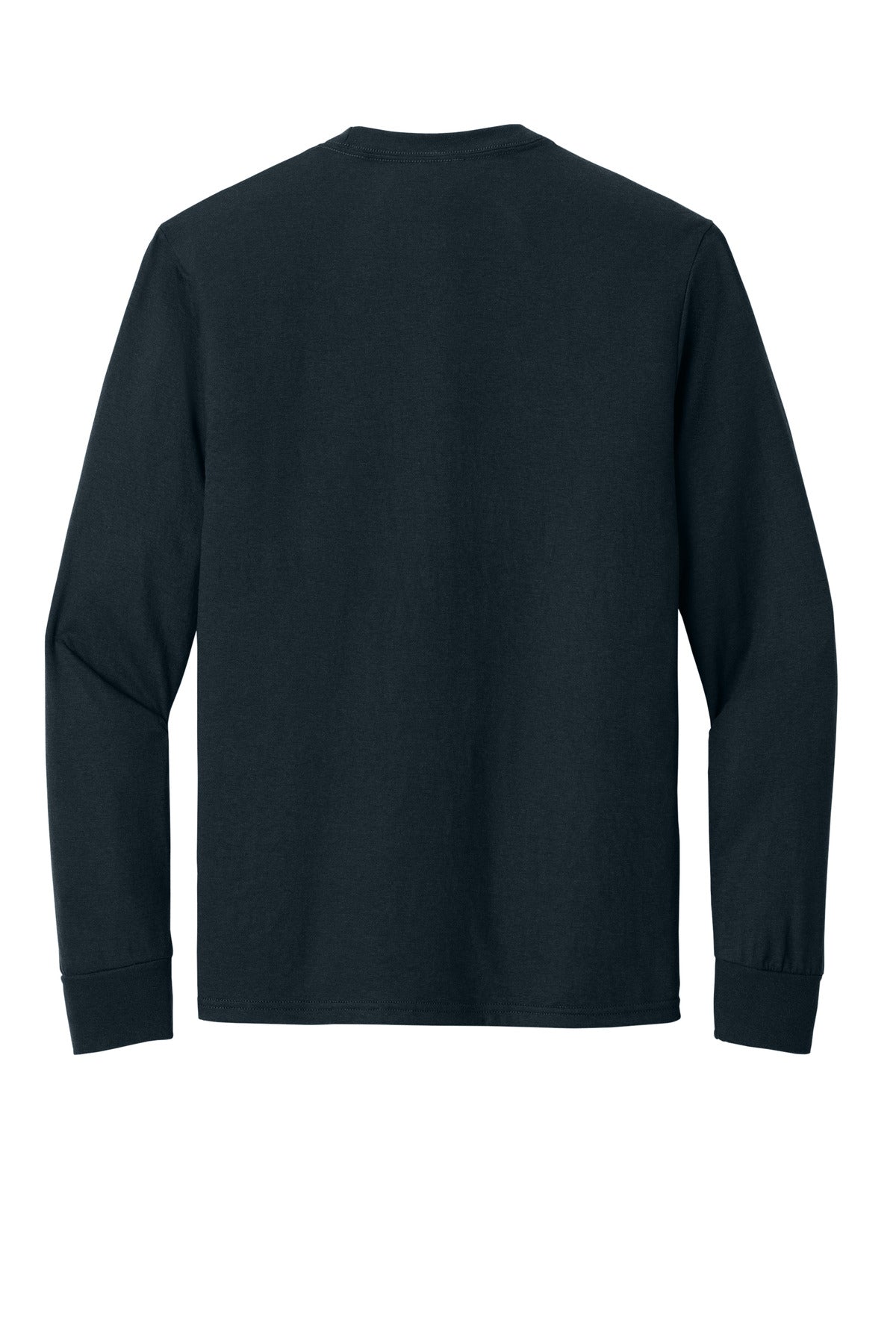 Custom Embroidered District T-Shirts  in New Navy
