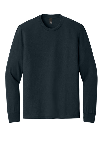 Custom Embroidered District T-Shirts  in New Navy