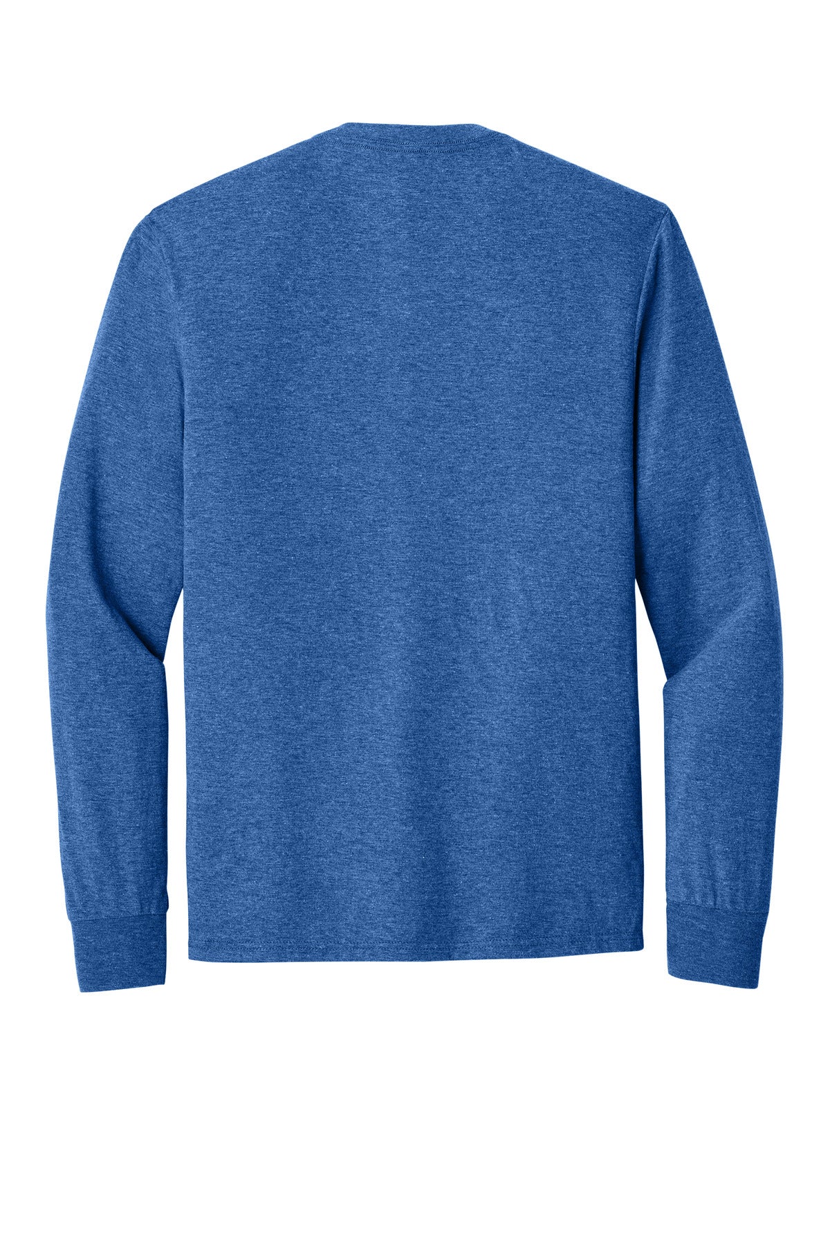 Custom Embroidered District T-Shirts  in Royal Frost