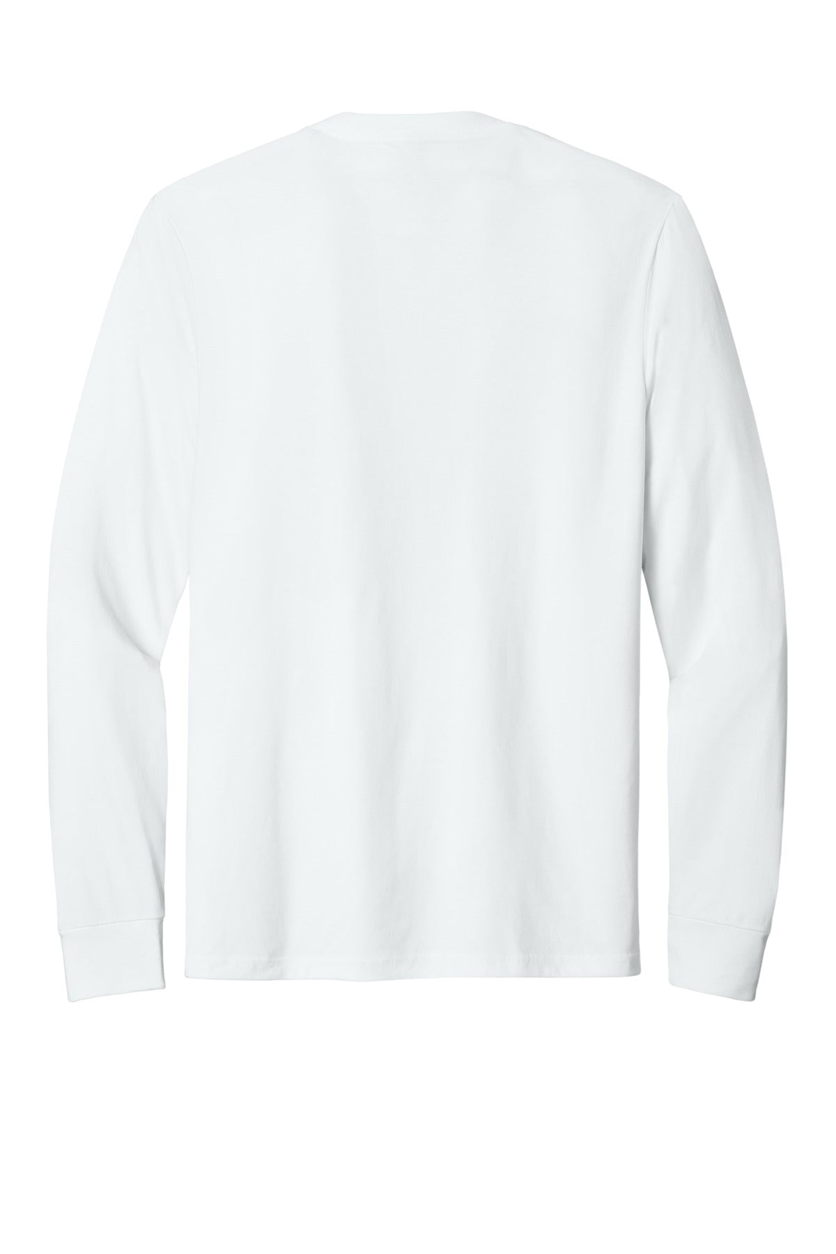 Custom Embroidered District T-Shirts  in White