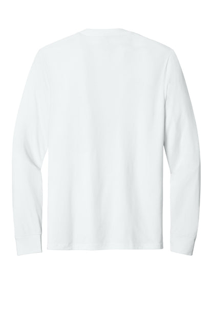 Custom Embroidered District T-Shirts  in White