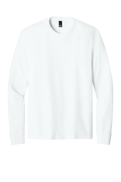 Custom Embroidered District T-Shirts  in White