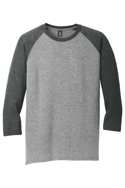 District  Perfect Tri 3/4-Sleeve Raglan. DM136