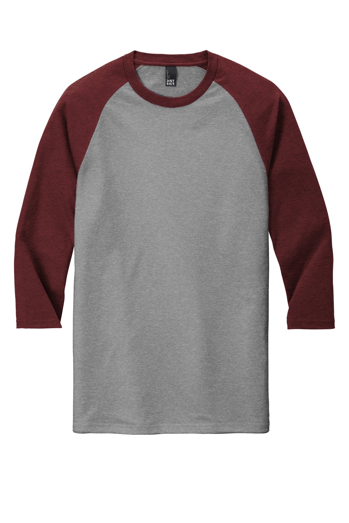 District  Perfect Tri 3/4-Sleeve Raglan. DM136