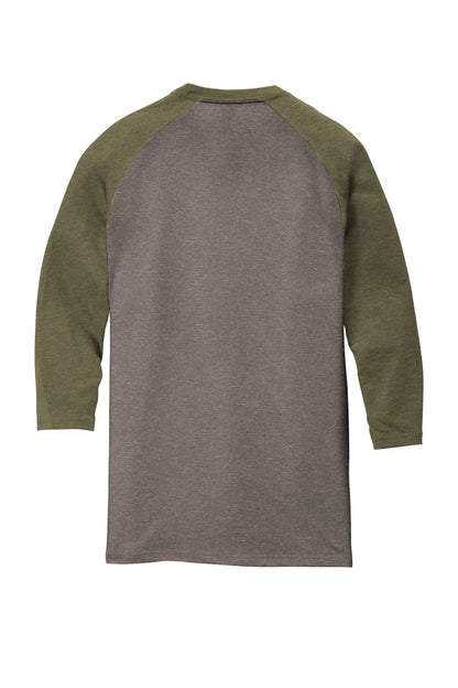 District  Perfect Tri 3/4-Sleeve Raglan. DM136