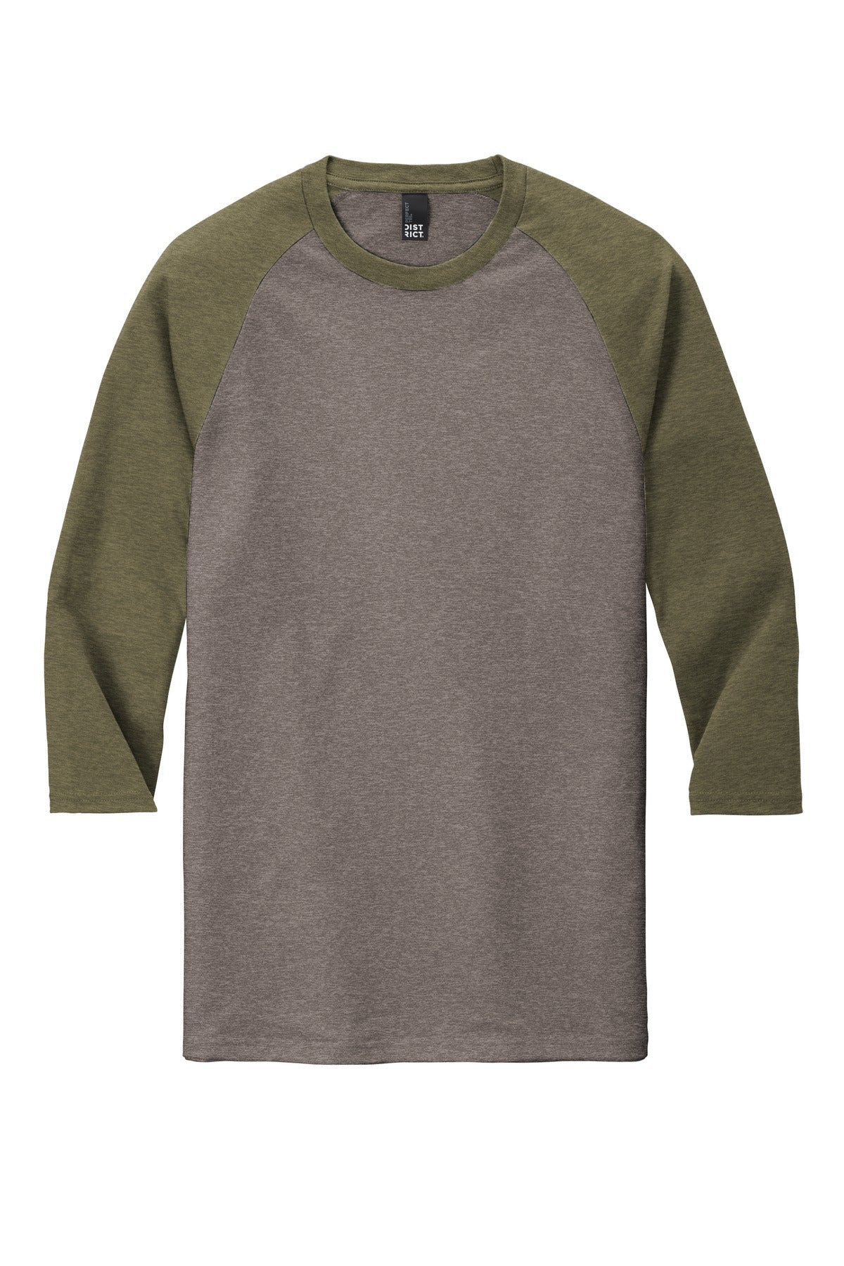 District  Perfect Tri 3/4-Sleeve Raglan. DM136
