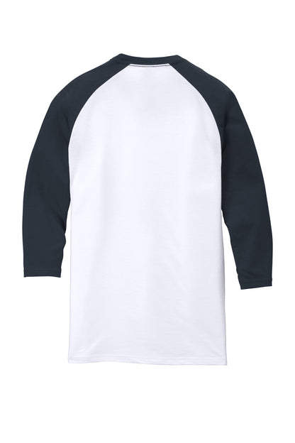 District  Perfect Tri 3/4-Sleeve Raglan. DM136