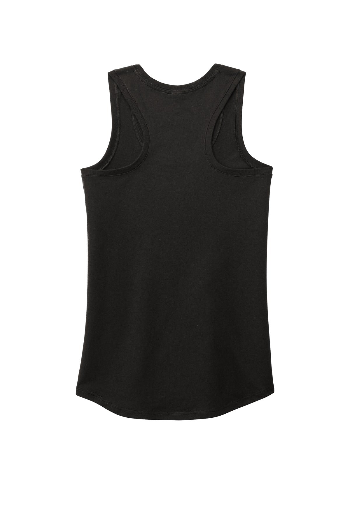District  Women's Perfect Tri Racerback Tank. DM138L Black