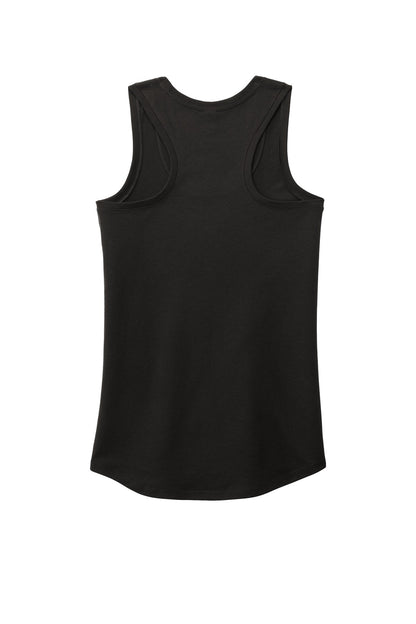 District  Women's Perfect Tri Racerback Tank. DM138L Black