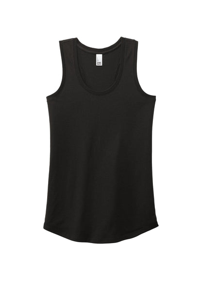 District  Women's Perfect Tri Racerback Tank. DM138L Black