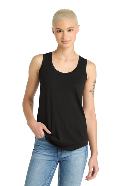 Custom Embroidered District T-Shirts  in Black