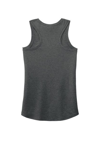District  Women's Perfect Tri Racerback Tank. DM138L Black Frost