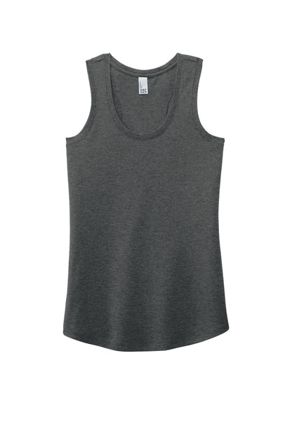District  Women's Perfect Tri Racerback Tank. DM138L Black Frost