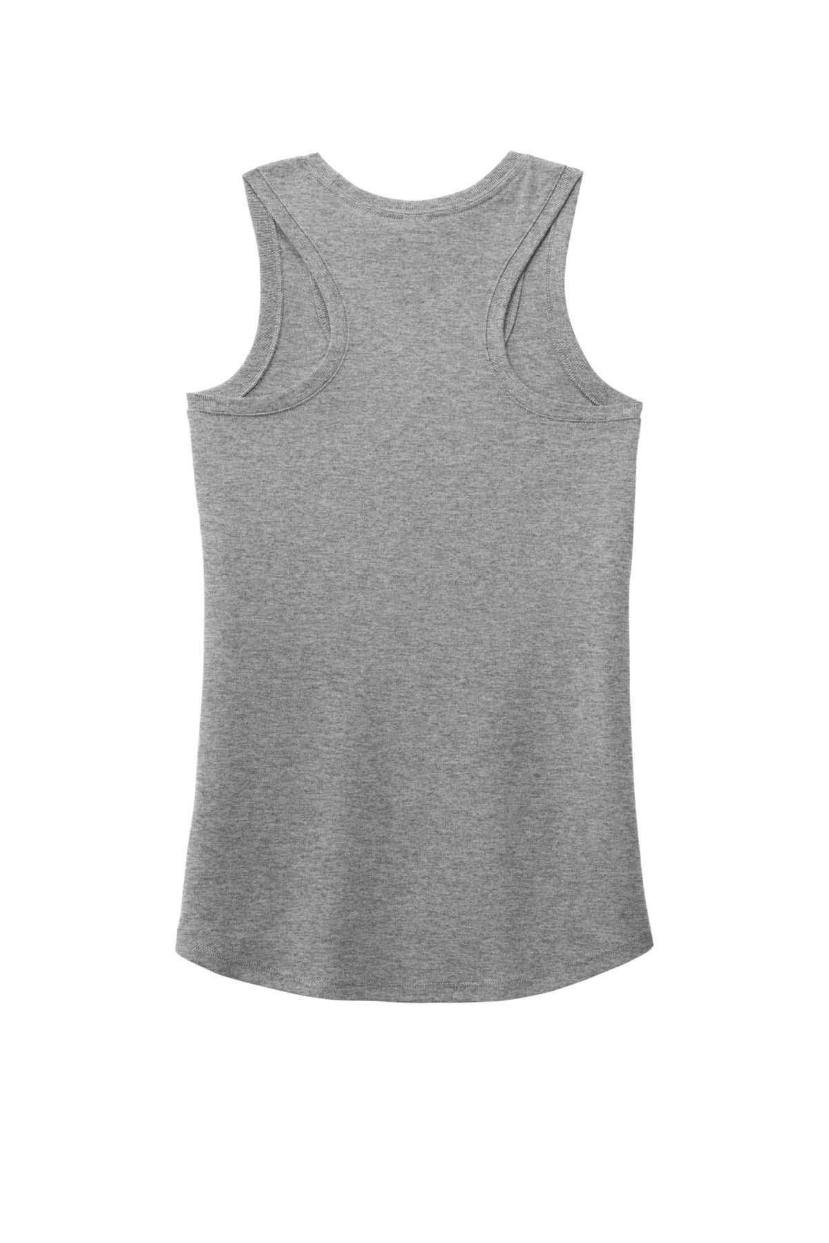 District  Women's Perfect Tri Racerback Tank. DM138L Grey Frost