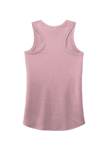 District  Women's Perfect Tri Racerback Tank. DM138L Heathered Lavender