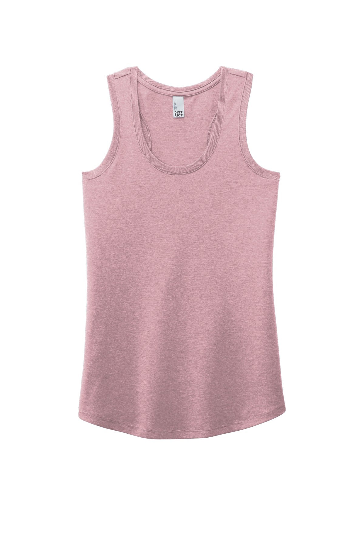 District  Women's Perfect Tri Racerback Tank. DM138L Heathered Lavender