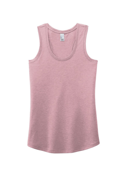 District  Women's Perfect Tri Racerback Tank. DM138L Heathered Lavender