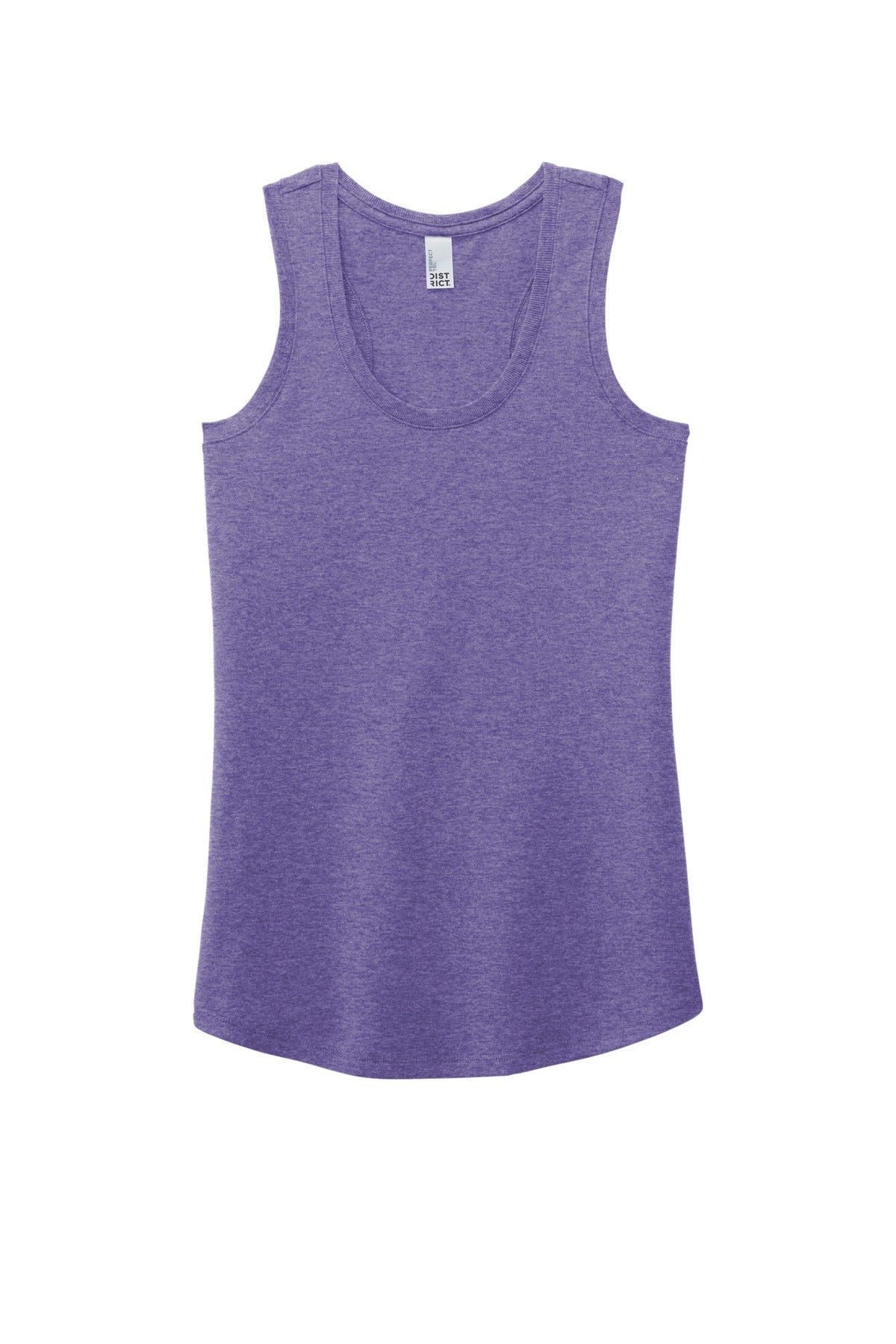 District  Women's Perfect Tri Racerback Tank. DM138L Purple Frost