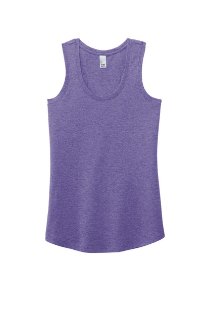 District  Women's Perfect Tri Racerback Tank. DM138L Purple Frost