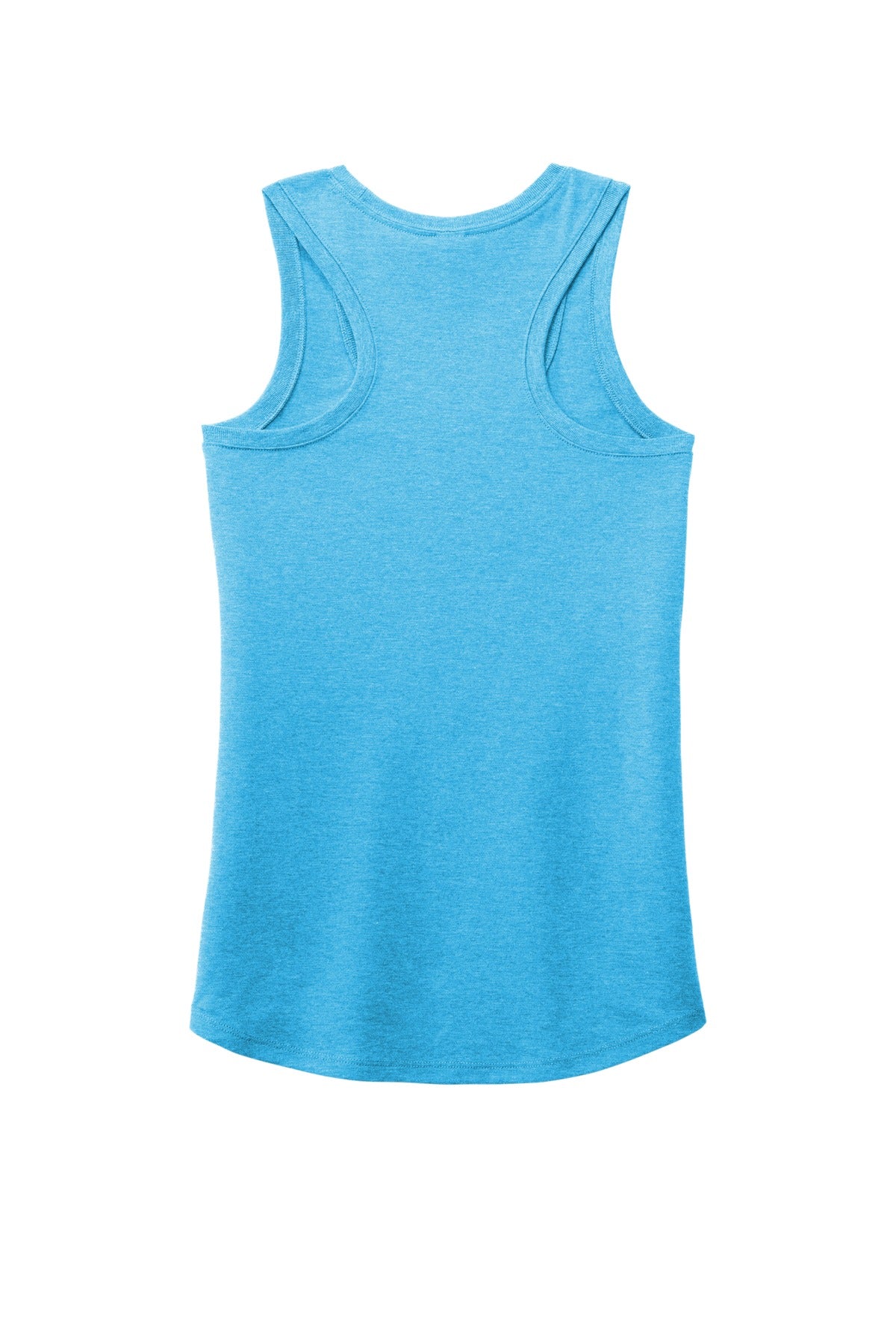 District  Women's Perfect Tri Racerback Tank. DM138L Turquoise Frost