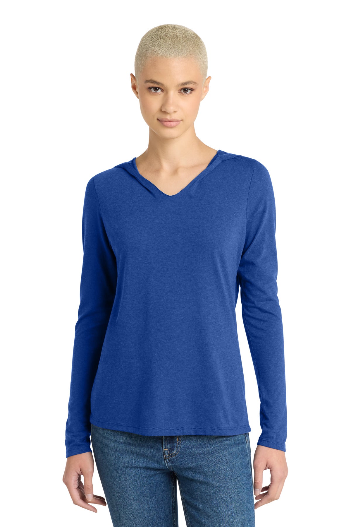 Custom Embroidered District Sweatshirts/Fleece in Deep Royal