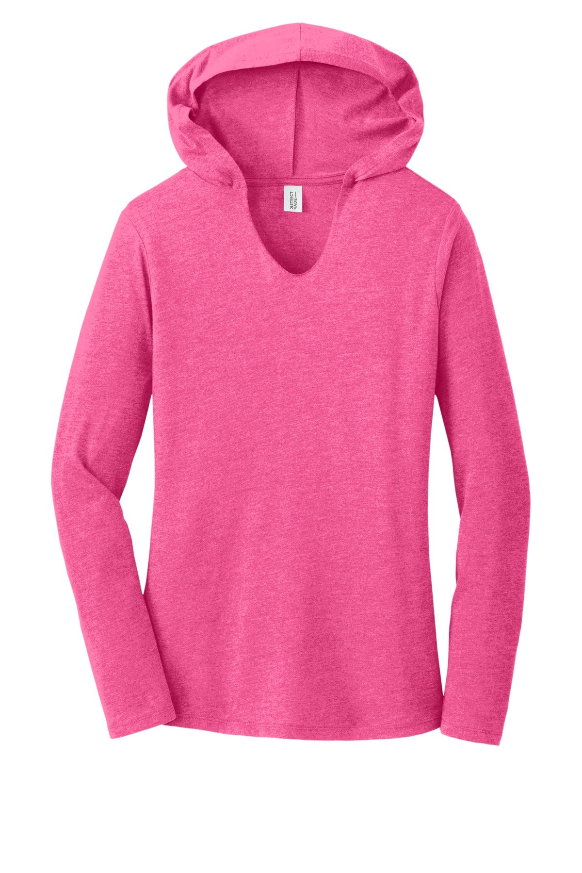 Custom Embroidered District Sweatshirts/Fleece in Fuchsia Frost