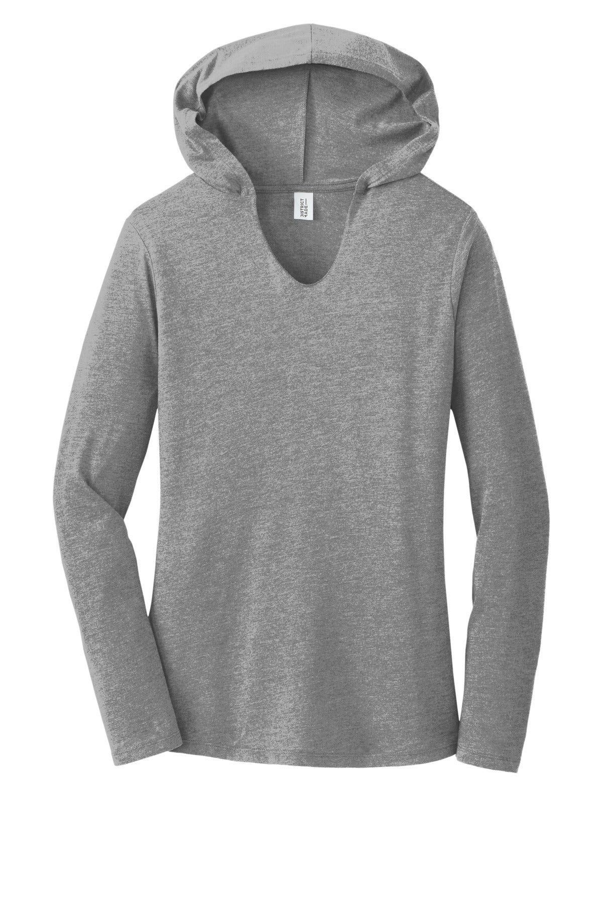 Custom Embroidered District Sweatshirts/Fleece in Grey Frost