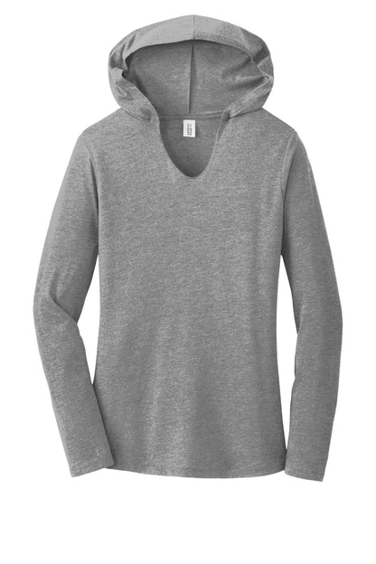 Custom Embroidered District Sweatshirts/Fleece in Grey Frost