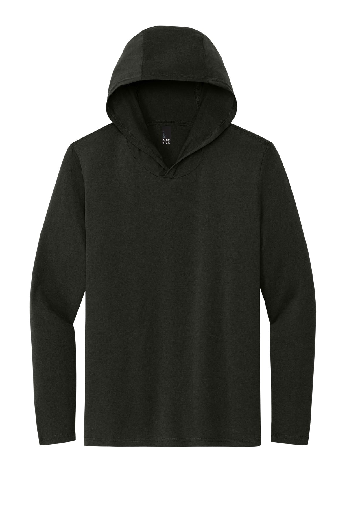 Custom Embroidered District T-Shirts  in Black