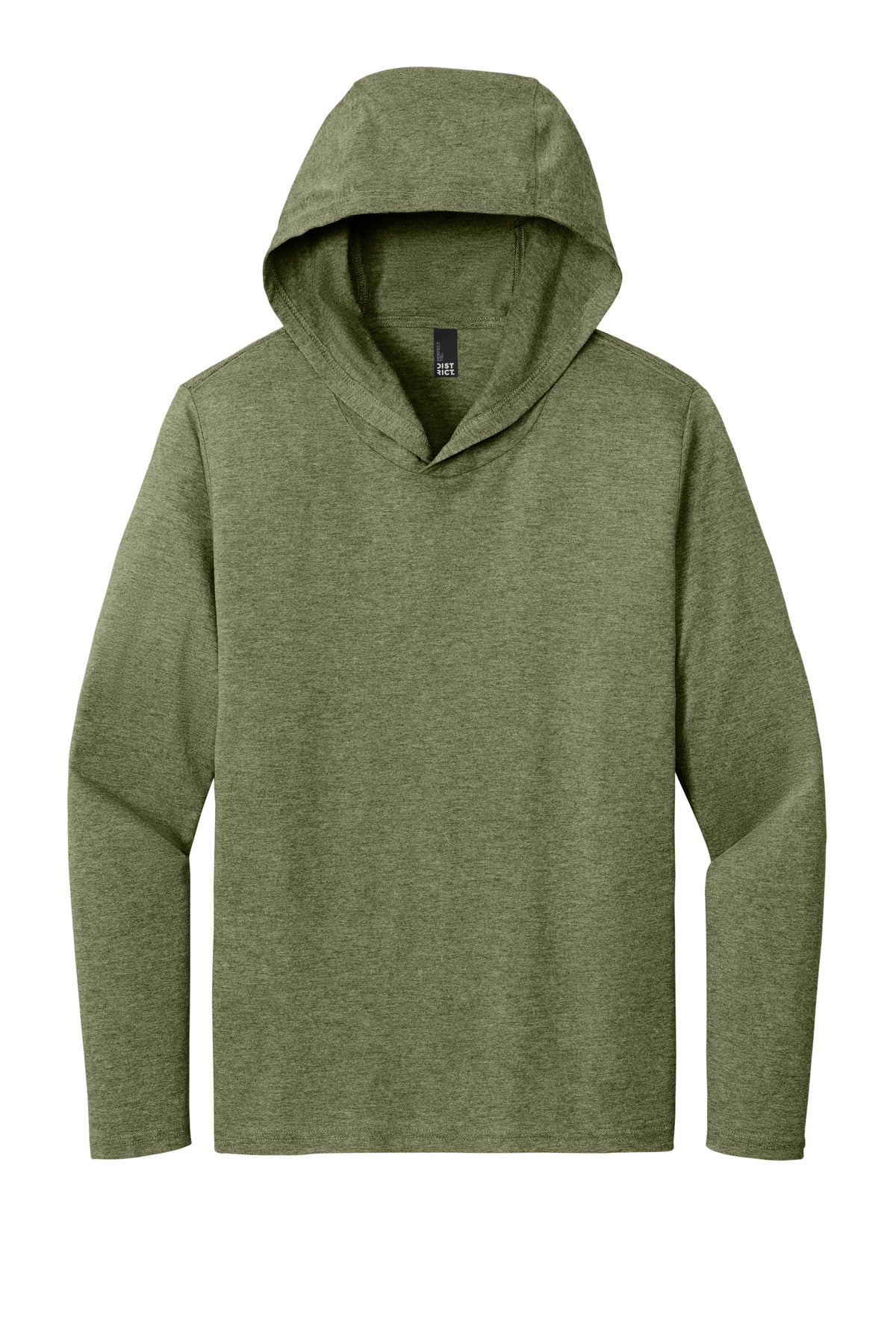 Custom Embroidered District T-Shirts  in Military Green Frost