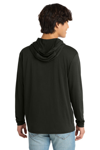 Custom Embroidered District T-Shirts  in Black