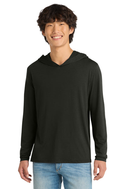 Custom Embroidered District T-Shirts  in Black