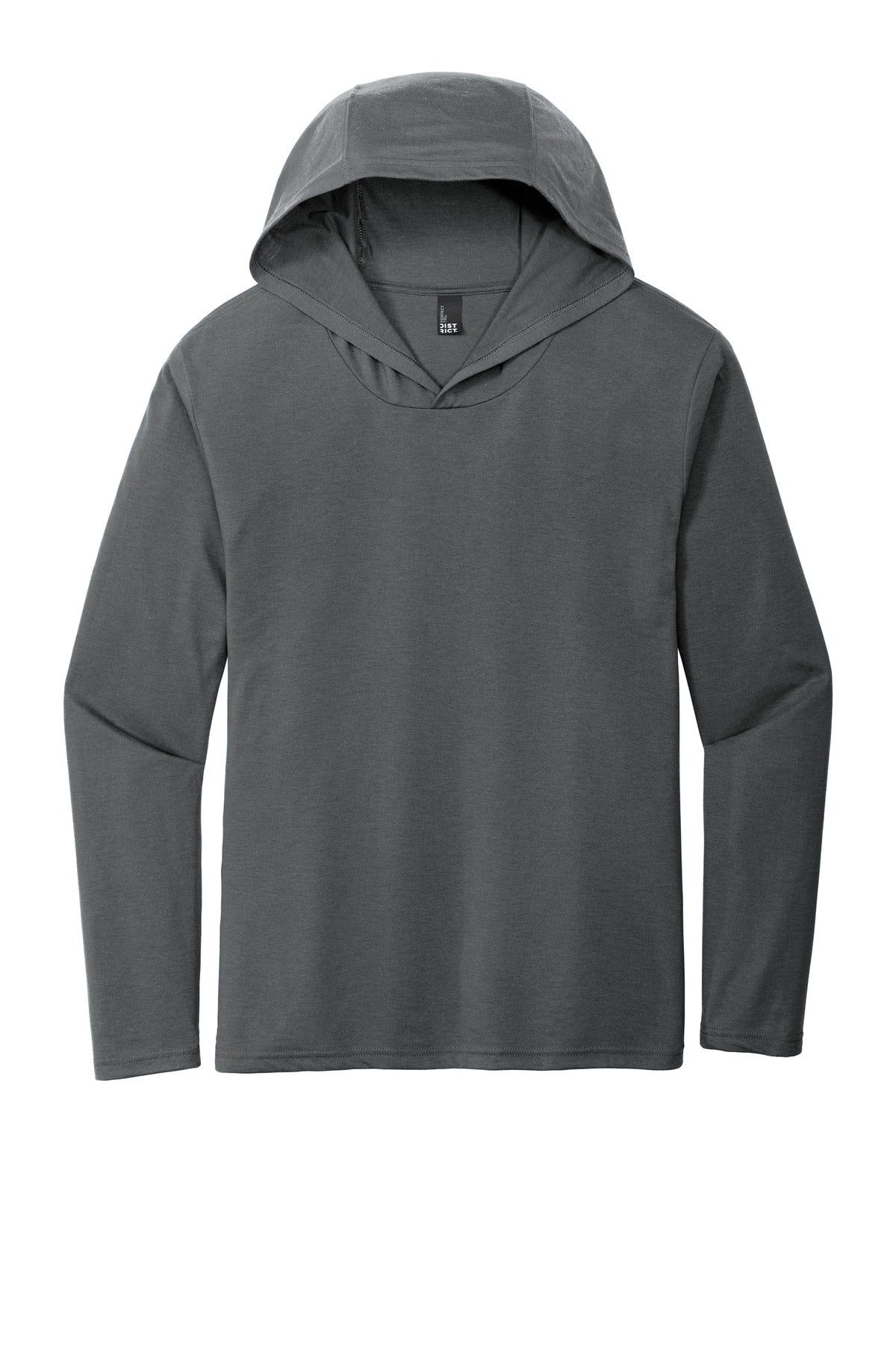 Custom Embroidered District T-Shirts  in Charcoal