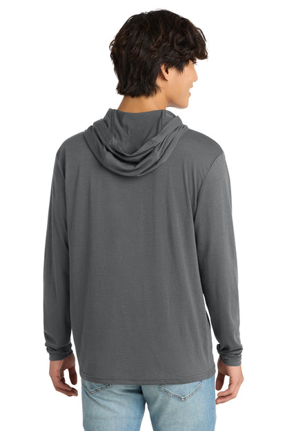 Custom Embroidered District T-Shirts  in Charcoal