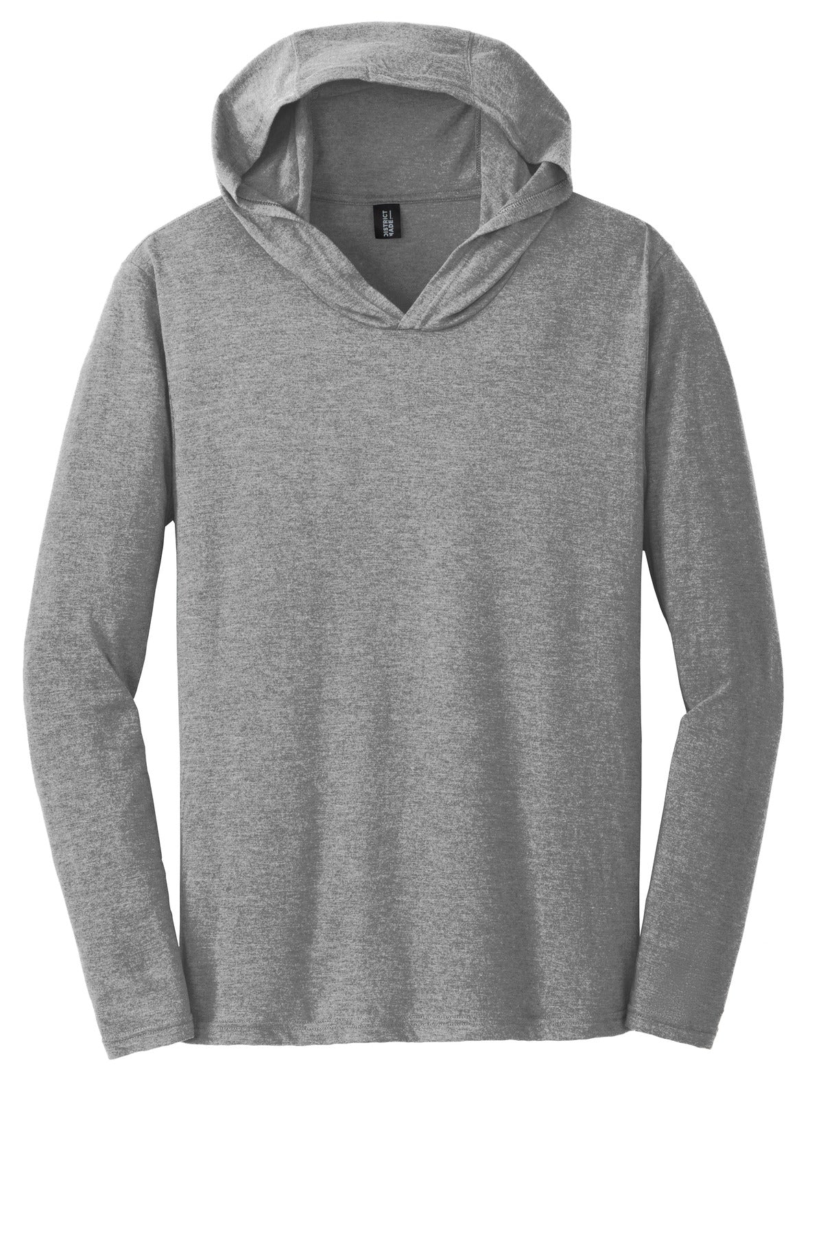 Custom Embroidered District T-Shirts  in Grey Frost