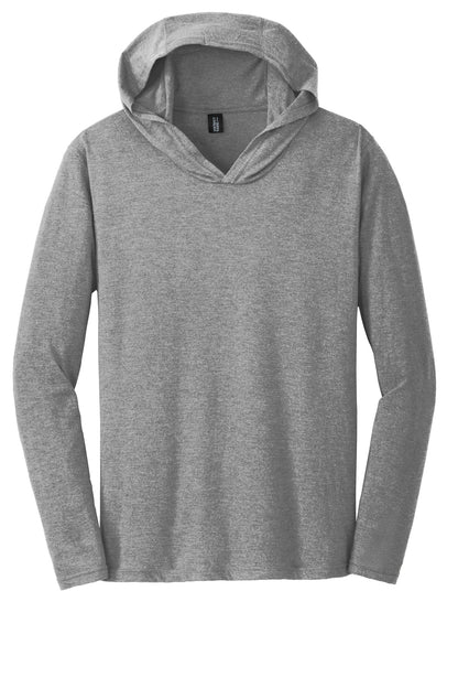 Custom Embroidered District T-Shirts  in Grey Frost