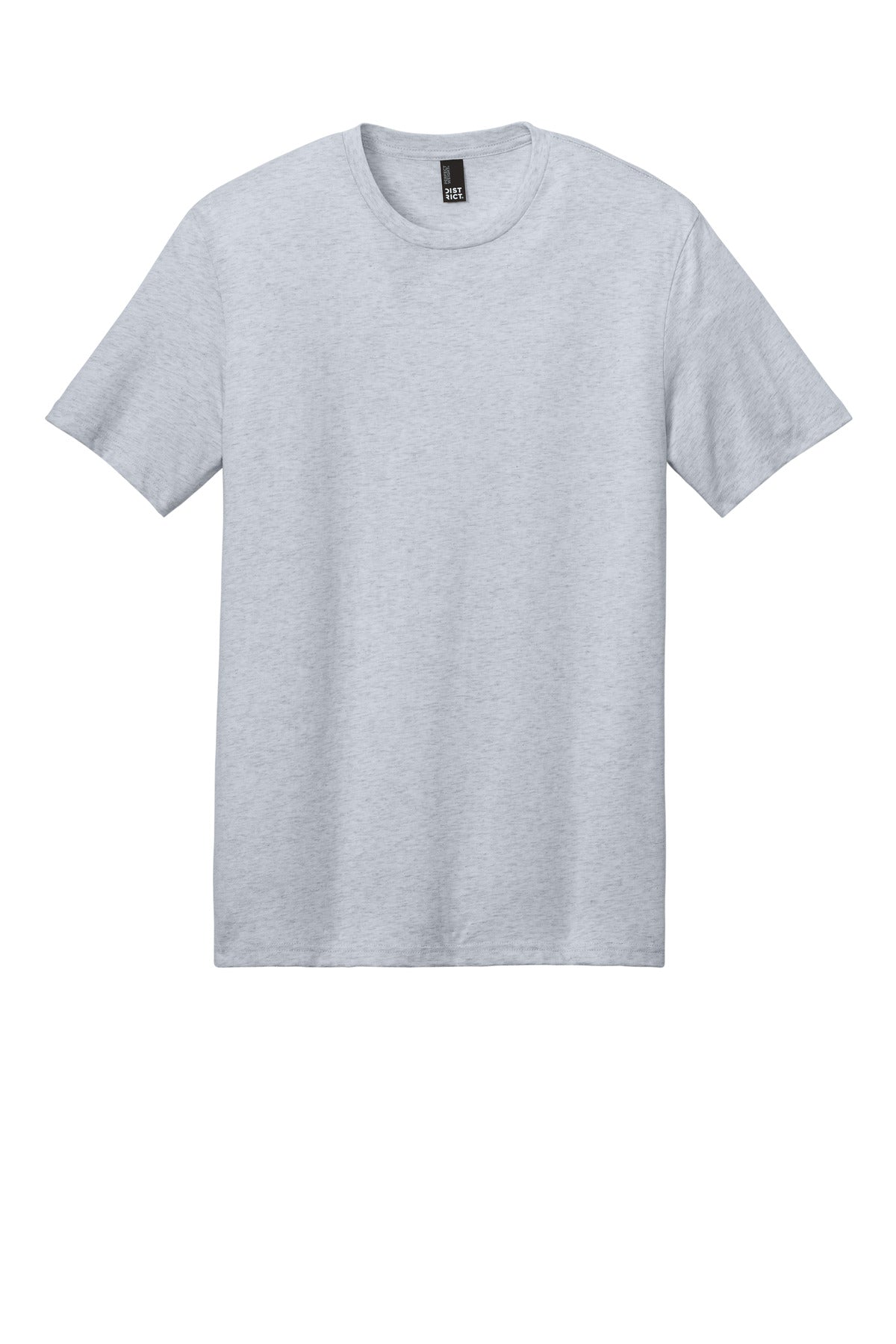 Custom Embroidered District T-Shirts  in Ash