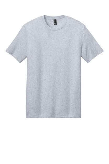 Custom Embroidered District T-Shirts  in Ash