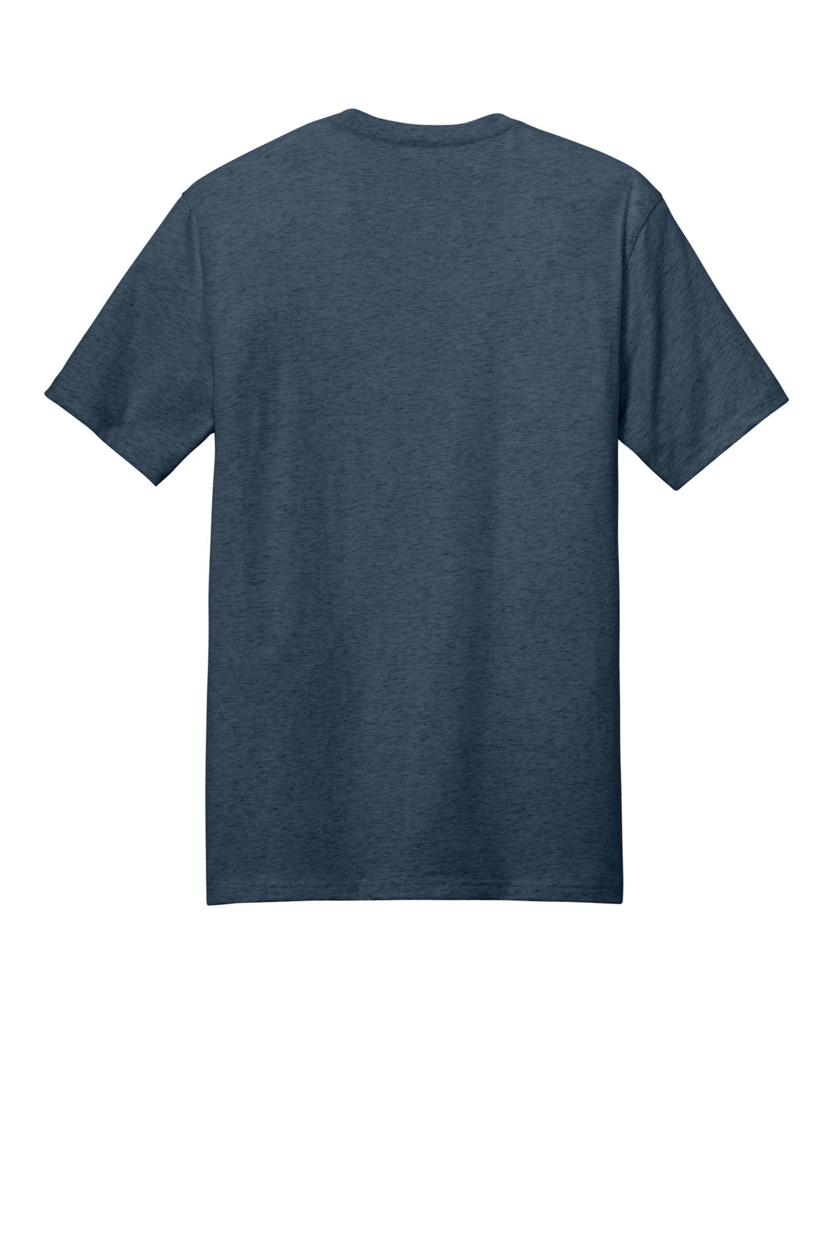 Custom Embroidered District T-Shirts  in Heathered Navy