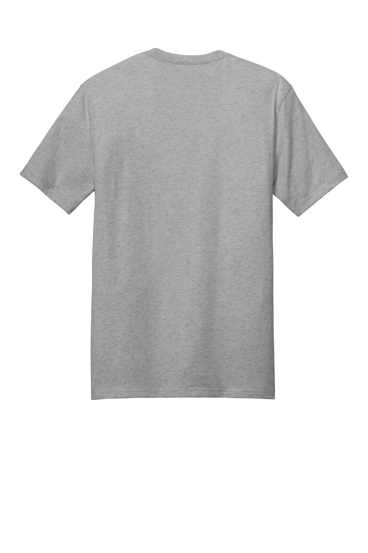 Custom Embroidered District T-Shirts  in Heathered Steel