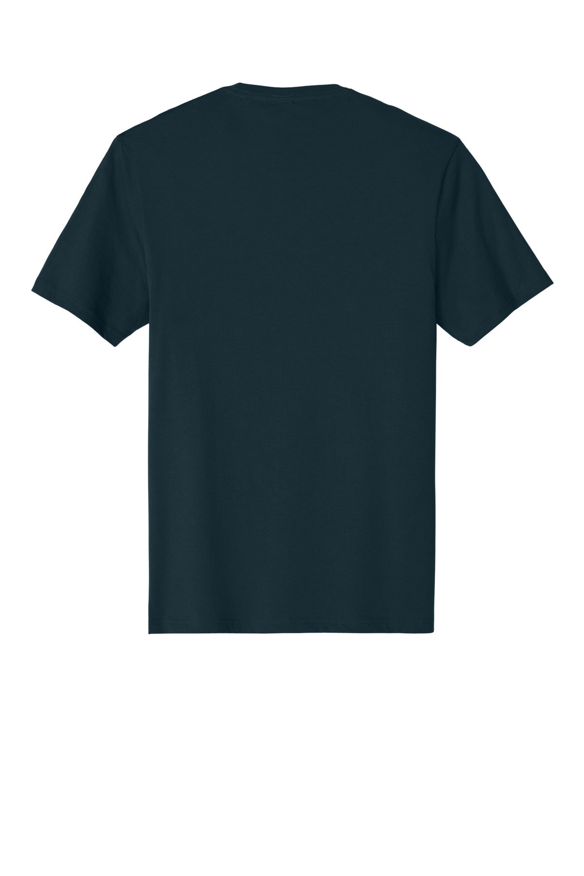 Custom Embroidered District T-Shirts  in New Navy