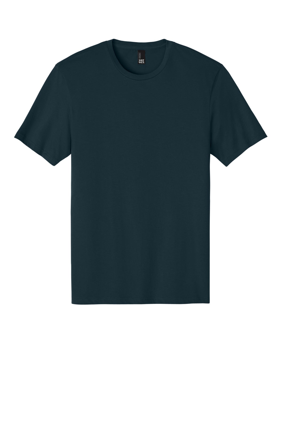 Custom Embroidered District T-Shirts  in New Navy