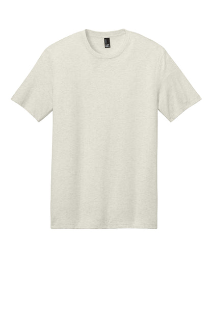 Custom Embroidered District T-Shirts  in Oatmeal Heather