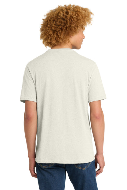 Custom Embroidered District T-Shirts  in Oatmeal Heather